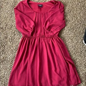 Maroon dress